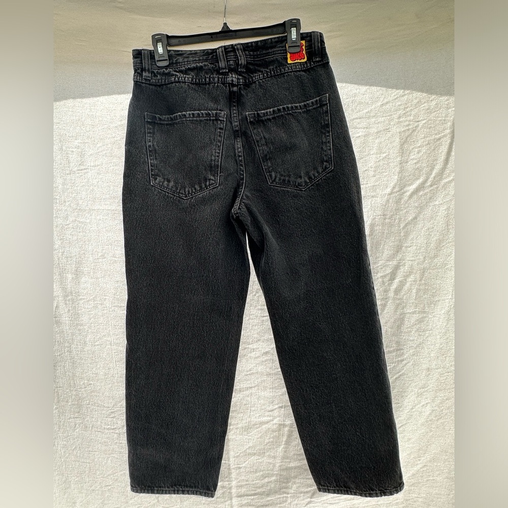 Gmpure Black Relaxed Jeans High Waist Vintage Look #A - Picture 2 of 9